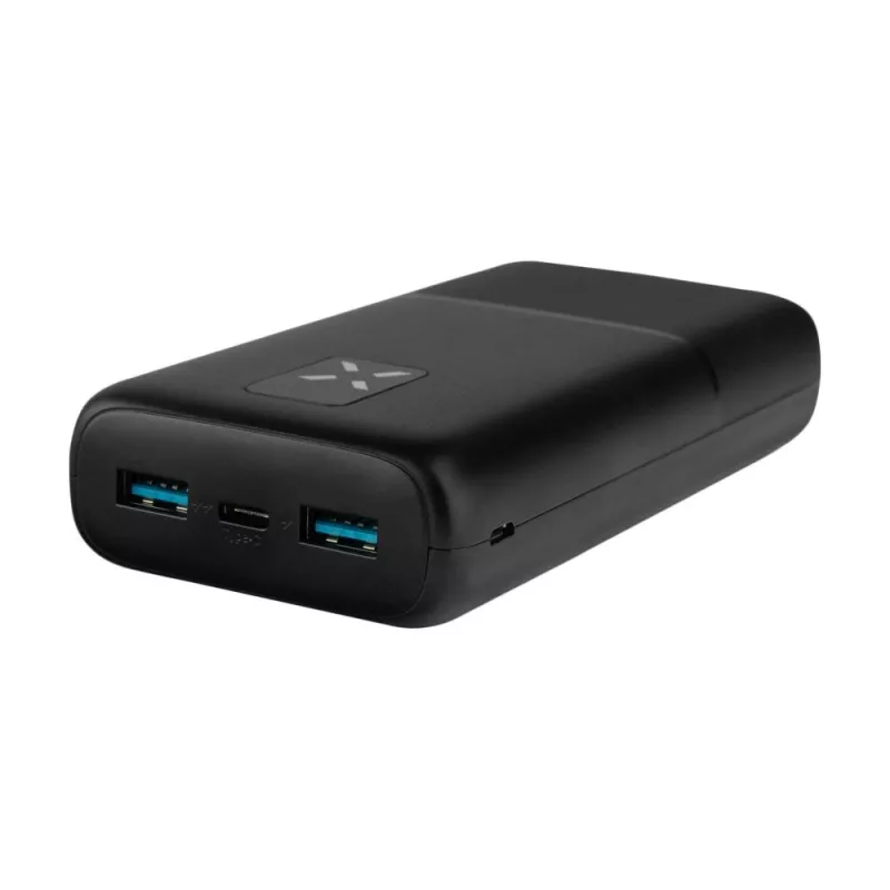 Fixed Zen power bank 20000 mAh USB-C PD 20W con pantalla LCD, negro