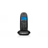 Motorola C1001CB+ teléfono inalámbrico DECT con bloqueo de llamadas, identificación de llamadas, manos libres, negro