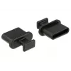 Tapa protectora para conector hembra DeLOCK 64013 USB Type-C negro