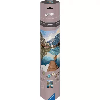 Set de pintura Ravensburger CreArt Seeblicke 23909 — Set creativo de pintar por números para niños y adultos