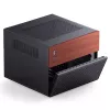Jonsbo N4 Caja Microtower negra Caja de PC compacta de acero resistente