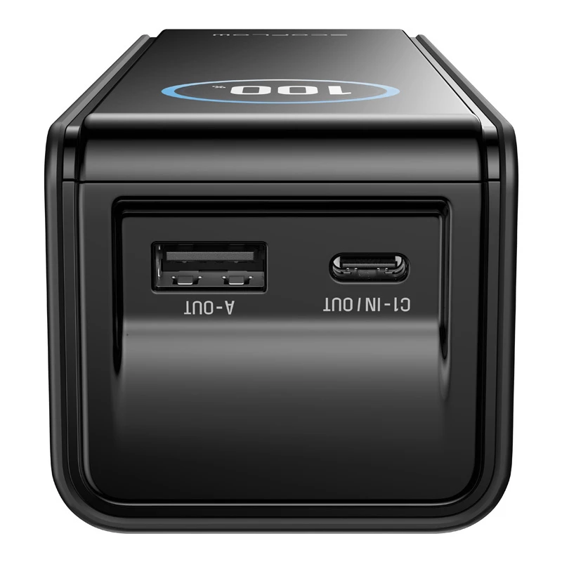 Batería externa EcoFlow RAPID EF-RAPID25K140W-B-EU 25000 mAh, 3 conexiones (2×USB-C, 1×USB-A), negra