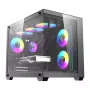 Caja de PC DarkFlash B275 PRO (negra) con 6 ventiladores preinstalados