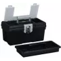 Caja de herramientas allit McPlus Promo S 16 PP negra — bandeja vacía para piezas pequeñas