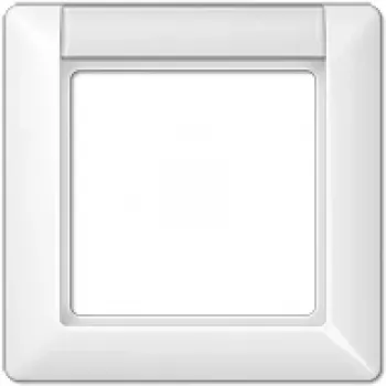 Placa de pared JUNG AS 581 NA WW blanco, duroplast, 80,5×80,5 mm