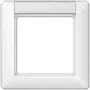 Placa de pared JUNG AS 581 NA WW blanco, duroplast, 80,5×80,5 mm
