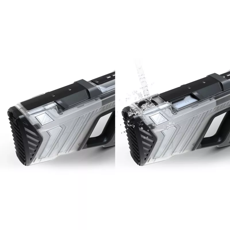 Pistola de agua SpyraOne SpyraGO Clear transparente — pistola de agua recargable compacta SPGO1T