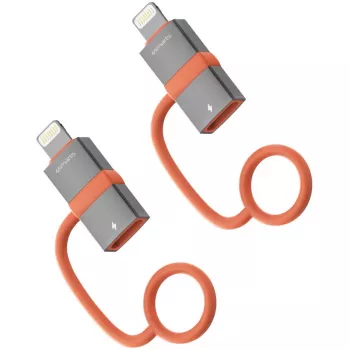 Adaptador USB-C a Lightning 4smarts 541522, 27W PD, pack de 2