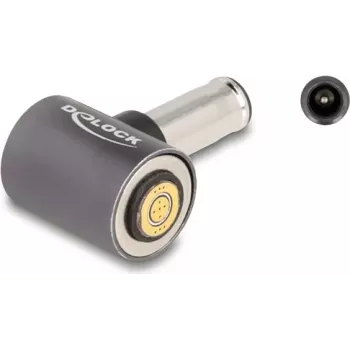 Delock 80790 adaptador para cable de carga de portátil, conector DC 5,5x2,1 mm a conector magnético de 8 pines
