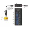 DeLOCK 64326 Hub de interfaz USB 3.2 Gen 2 (3.1 Gen 2) Type-C 10000 Mbit/s Negro