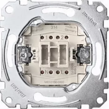 MERTEN Mecanismo pulsador MEG3156-0000 con borne N 10 A AC 250 V MEG3156-0000 MEG3156-0000 (MEG3156-0000)