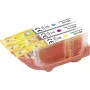 Renkforce pack combinado de tinta sustituye a Canon CLI-526 CMY (4541B009) compatible cian, magenta, amarillo RF-5688328 (RF-5688328)
