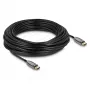 Cable óptico activo DisplayPort 2.1 DELOCK 8K 60Hz 40Gbps 25m