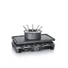Parrilla raclette Severin RG 2347 8 personas 1400 W negra