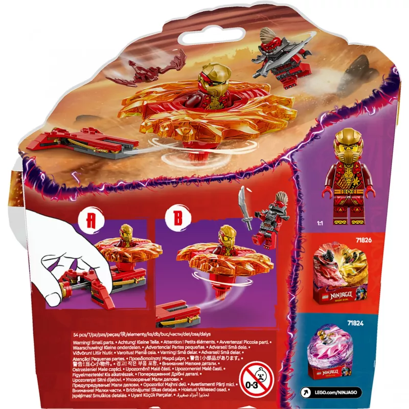 LEGO NINJAGO 71823 Peonza Spinjitzu dragón de Kai