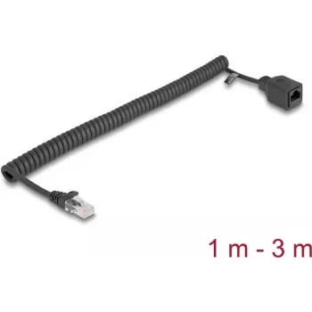Cable de red DeLOCK 90672 RJ-45 Cat5e 3 m negro