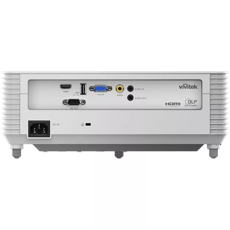 Vivitek DX330 1PI267 proyector de datos de distancia estándar, 4000 lúmenes ANSI, DMD, XGA 1024x768, 3D, relación de proyección 1,94–2,16:1, blanco