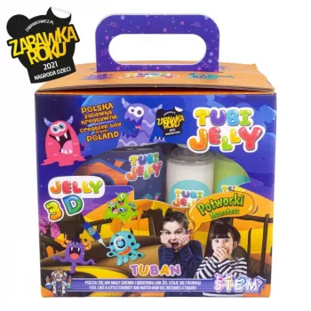 Set pequeño de gelatina para acuario TUBAN TU3329 — 6 colores, figuras de monstruos pequeños