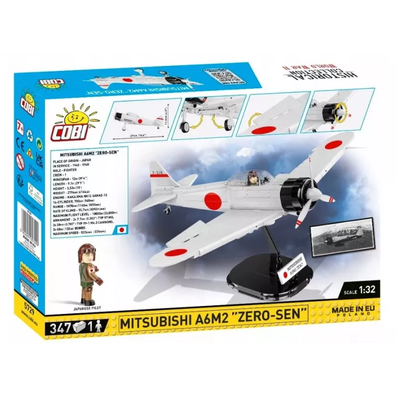 Set de construcción Cobi Mitsubishi A6M2 