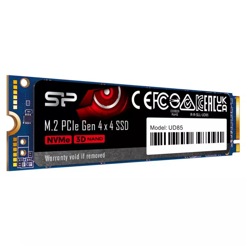 SSD M.2 NVMe Silicon Power UD85 2 TB — PCIe 4.0, 3600/2800 MB/s, 2280