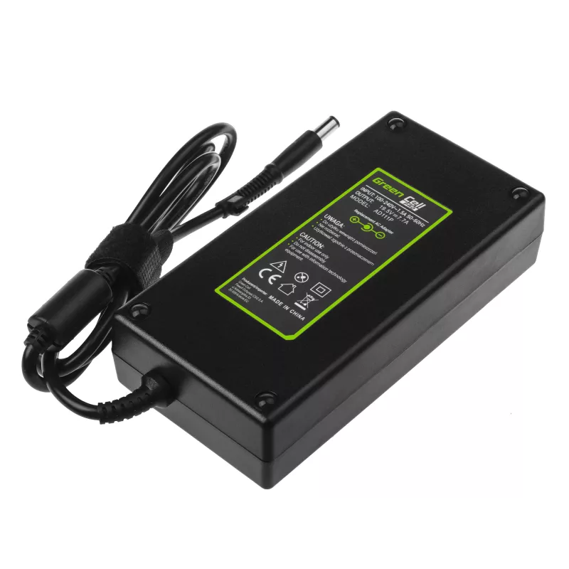 Fuente de alimentación Green Cell AD111P 150W 19.5V 7.7A fuente de alimentación universal para portátil negra