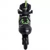 Patines en línea infantiles ajustables talla 29-32, verde/negro