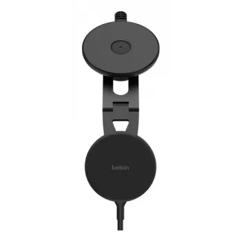 Belkin BoostCharge Cargador inalámbrico magnético para coche Qi2 con soporte, negro, WIC013HQBK