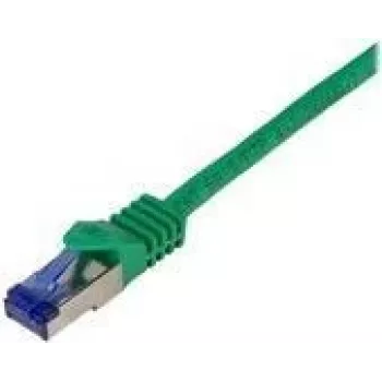 Logilink Professional Ultraflex - Cable de red - RJ-45 (macho) a RJ-45 (macho) - 50 cm - 6 mm - S/FTP - Cat.7 cable bruto (cable) / CAT 6a (conectores) - libre de halógenos, moldeado, con protección antiacodamiento - verde RA