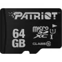 Tarjeta de memoria PATRIOT MicroSDXC 64GB UHS‑I Class 10 U1 80MB/s (PSF64GMDC10)