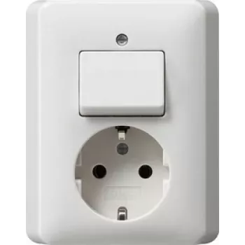 Toma de corriente GIRA 017603 CEE 7/3 Blanco