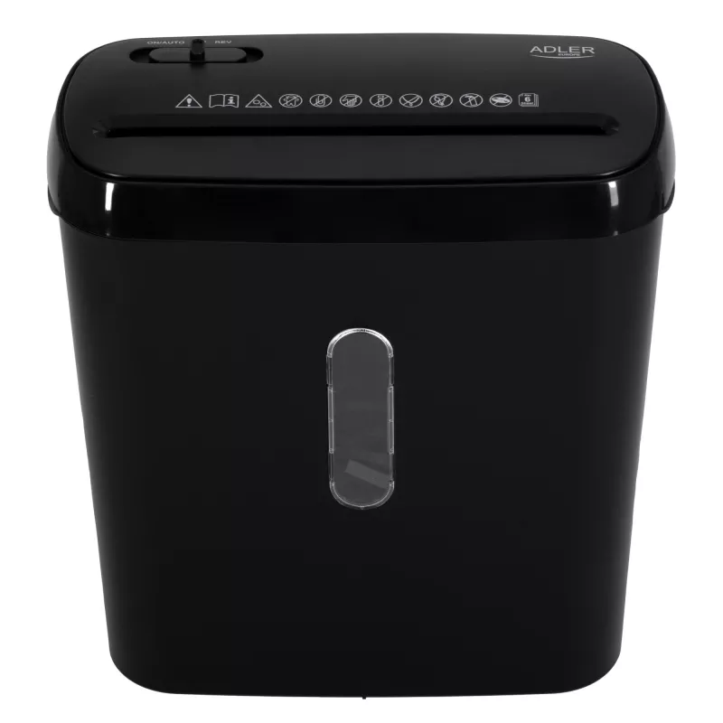 Destructora de documentos | AD 1039 | negra | 8 L | 70 dB | corte en tiras