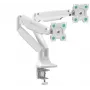 Soporte de pared ONKRON G200-W para pantallas de 13–32 pulgadas, blanco