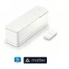 Sensor de contacto de puerta/ventana II [+M] de Bosch Smart Home – detector de apertura, blanco, pack de 3