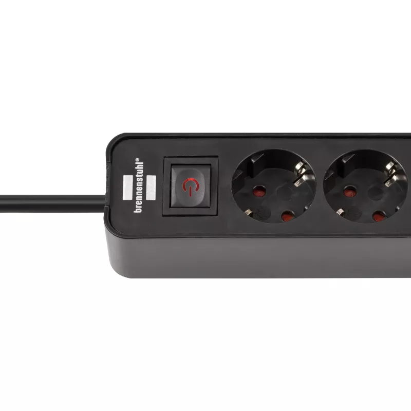 Alargador de corriente Brennenstuhl 1153240106 1,5 m 4 tomas AC para interior negro