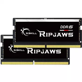 SO-DIMM 32 GB DDR5-4800 (2x 16 GB) Dual-Kit, memoria negra, F5-4800S4039A16GX2-RS, Ripjaws
