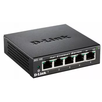 D-Link DES-105 no gestionado L2 negro