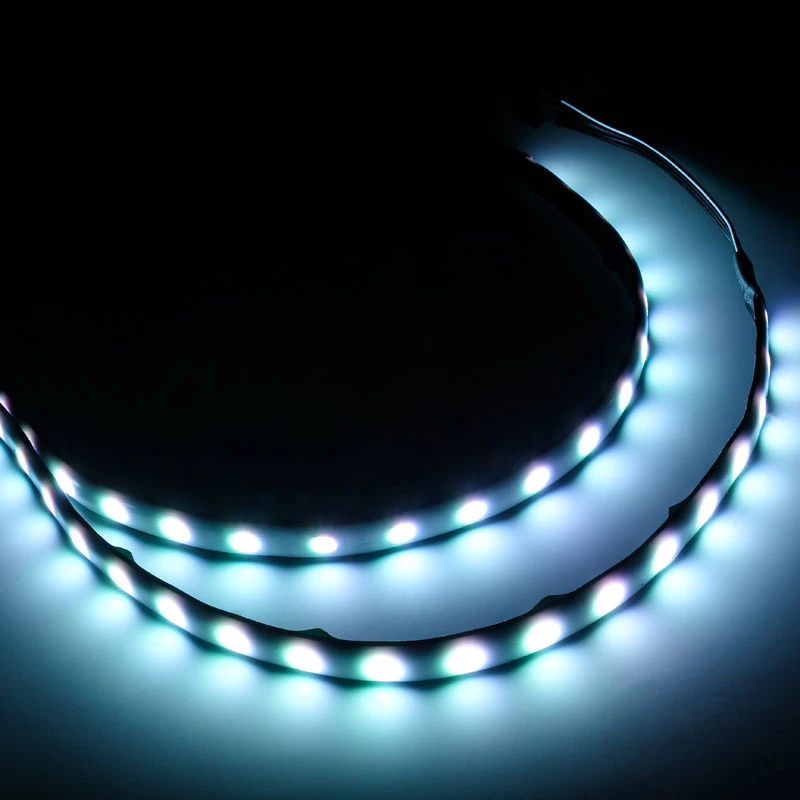 SilverStone SST-LSB01 concentrador LED RGB con 2 tiras LED, negro