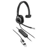 Headset monoaural con cable USB Poly Mission 615 — peso 117,5 g