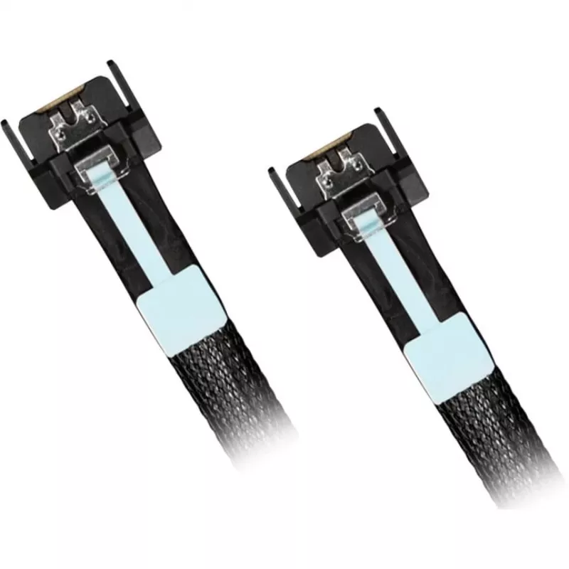 Adaptador de unidad ICY BOX MB413L-B – MCIO 8i SFF-TA-1016 a 2× MCIO 4i SFF-TA-1016