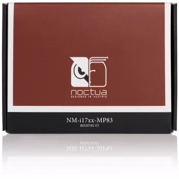 Kit de montaje Noctua NM-I17XX-MP83 para LGA 1700, componentes de montaje plateados