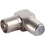 Adaptador en ángulo IEC ShiverPeaks 85209 – conector hembra F a adaptador en ángulo IEC