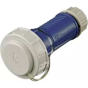 Conector hembra Schuko 10833 16A2P+E 230V DWD azul (10833)