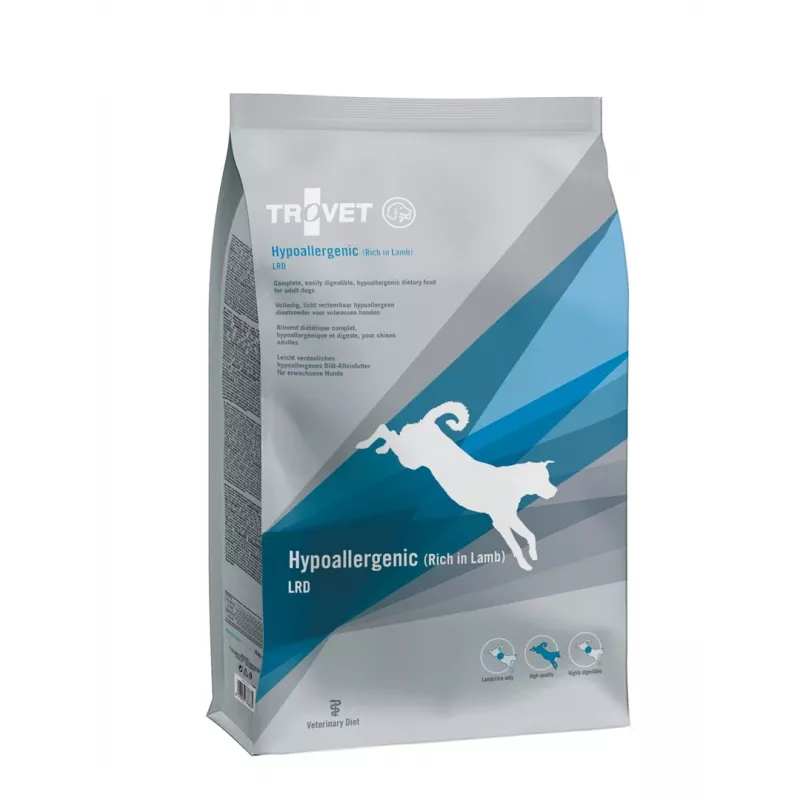 TROVET Hypoallergenic LRD pienso seco para perros con cordero, 3 kg