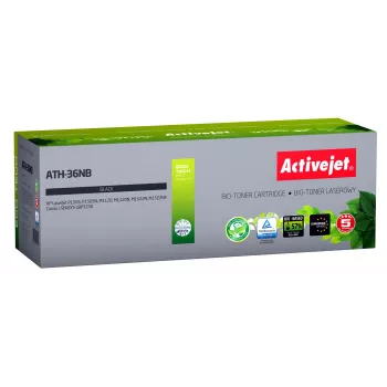Cartucho de tóner compatible ActiveJet ATH-36NB Supreme para Canon/HP, negro, 2000 páginas, pack individual