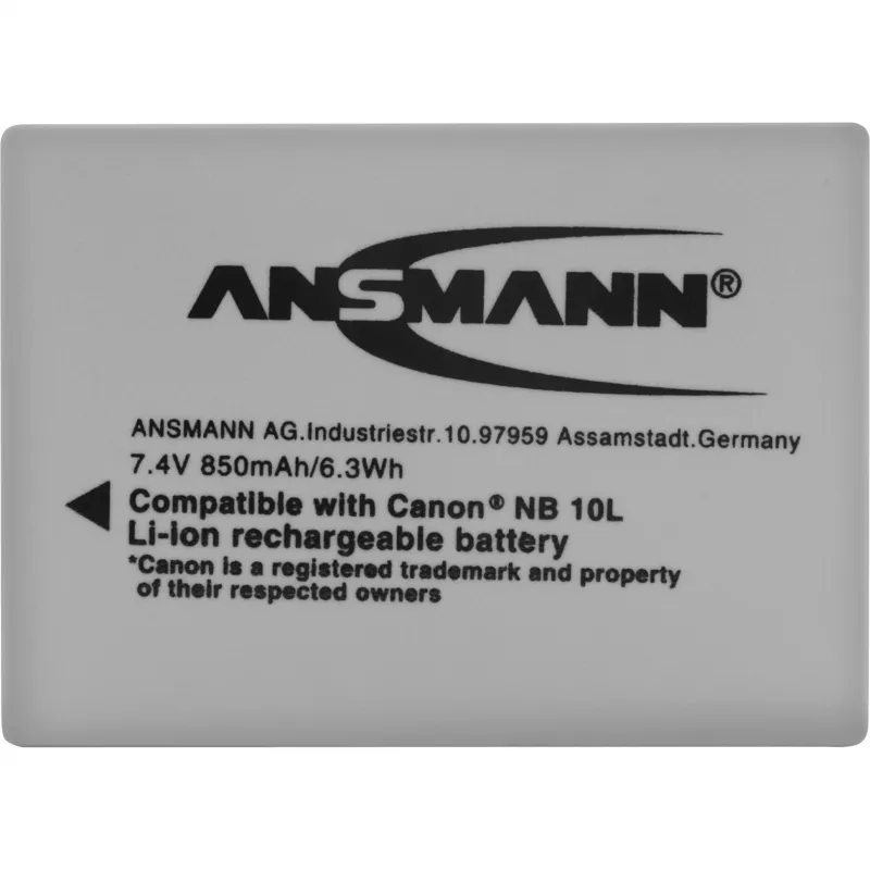 A-Can NB 10 L, batería de cámara compatible con Canon NB 10 L, Retail