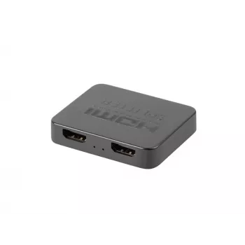 Lanberg SPV-HDMI-1002 divisor HDMI, 2 salidas HDMI, 4K, entrada USB-C