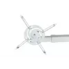 Soporte de pared AVTEK WallMount Next 1200 — acero, blanco, telescópico, giro 360°, inclinable ±42°, carga máx. 20 kg