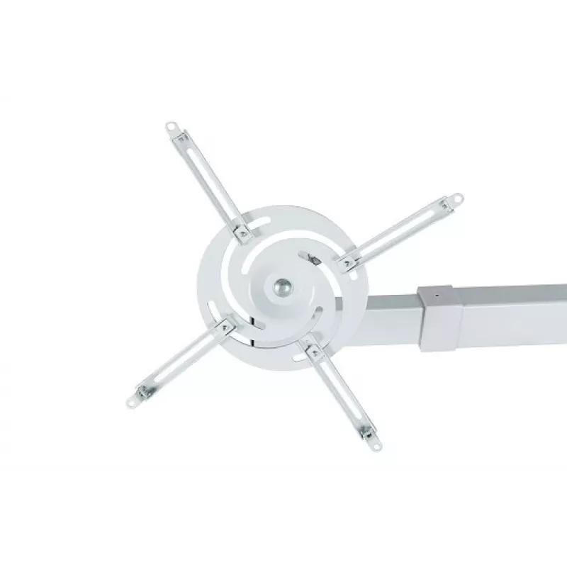 Soporte de pared AVTEK WallMount Next 1200 — acero, blanco, telescópico, giro 360°, inclinable ±42°, carga máx. 20 kg