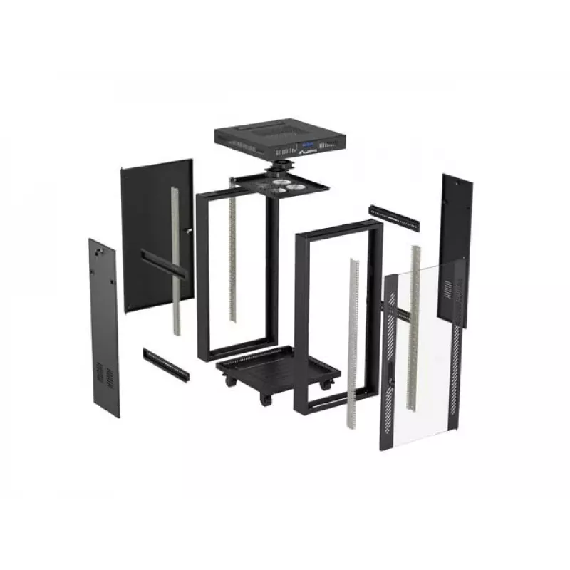 Armario rack autoportante LANBERG FF01-6624-12BL 24U 19