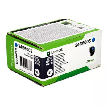 Tóner original OEM Lexmark 24B6008 cian 3000 páginas OLEX24B6008